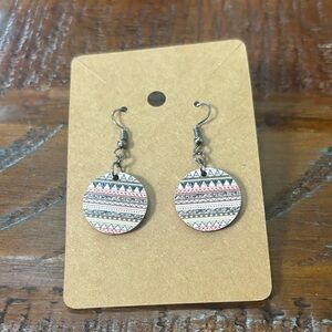 Patterned Dangle Earrings